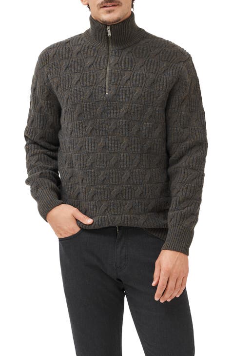 Unity Park Quarter Zip Lambswool Sweater