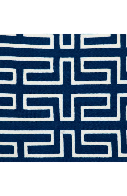 Parkland Collection Milo Throw Pillow In Blue