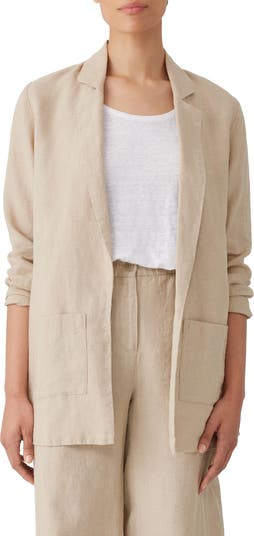 Eileen fisher 2025 linen blazer