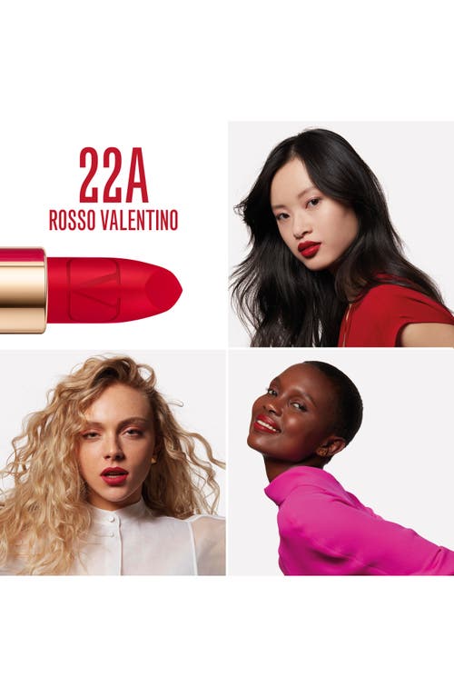 Shop Valentino Rosso  Refillable Lipstick In 22a/matte