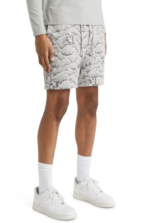 Shop Twenty Atmosphere Hyper Reality Knit Shorts In Cement