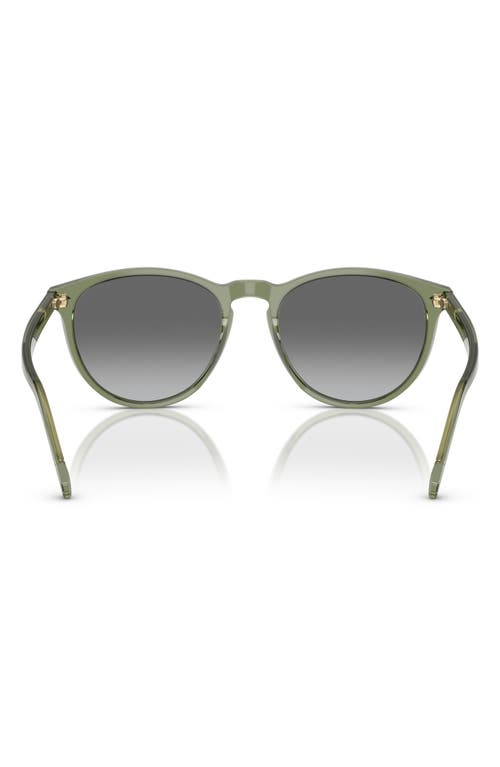 Vogue 53mm Phantos Sunglasses In Transparent Green