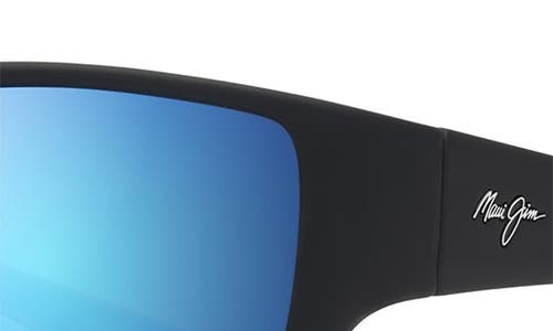 Maui Jim Local Kine 61mm Polarized Sunglasses In Black/sea Blue/grey