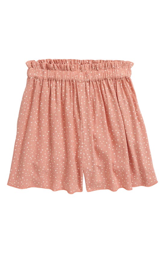 Shop Treasure & Bond Kids' Woven Shorts In Pink Dawn Dot Cluster
