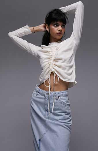 Topshop ruched top hotsell