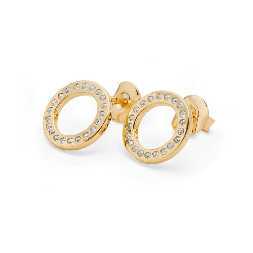 Lucy Quartermaine Women's Art Deco Halo Studs In Gold Vermeil In Gold