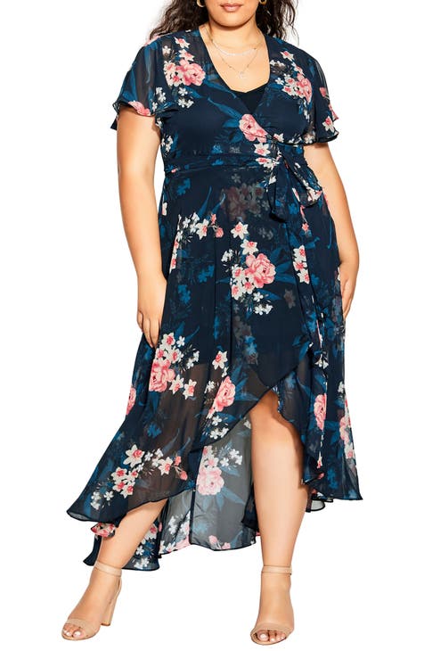 plus size wrap dress | Nordstrom