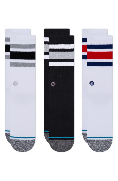 Shop Stance Boyd Assorted 3-pack Quarter Socks In White Multi