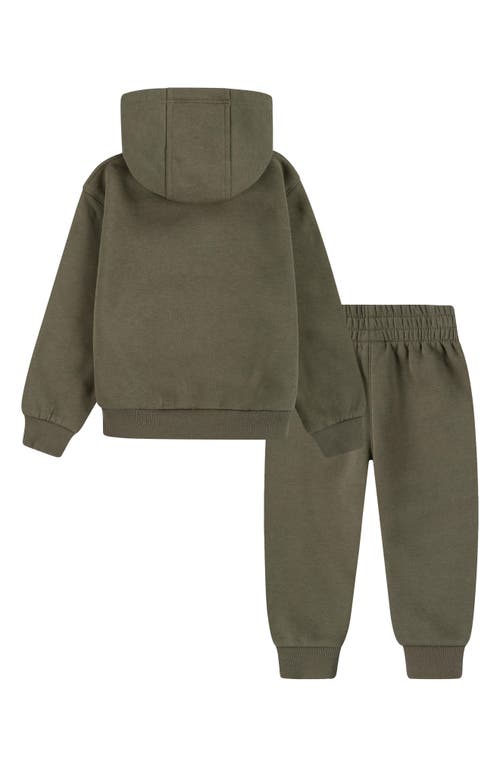 Nike Kids' Gradient Futura Pullover Hoodie & Joggers Set In Medium Olive