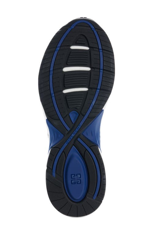 Givenchy Nfnty-52 Sneakers In Synthetic Leather And Mesh In Navy/white