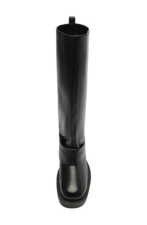 Shop Schutz Keira Up Platform Knee High Boot In Black