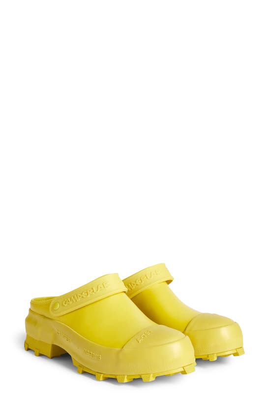 Camperlab Traktori Closed Toe Sandals In Bright Yellow