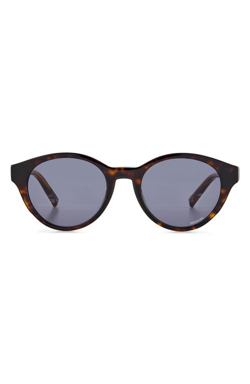 Missoni 49mm Round Sunglasses In Havana Horn/grey