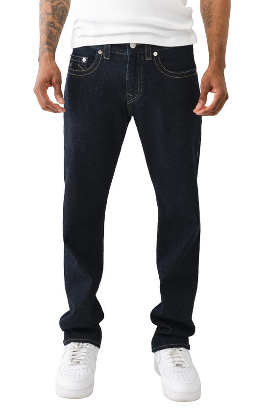 Shop True Religion Brand Jeans Ricky Super T Straight Leg Jeans In Body Rinse