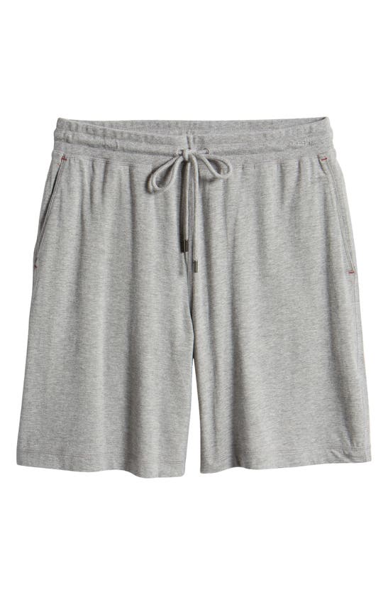 Shop Daniel Buchler Cotton & Modal Pajama Shorts In Grey Heather