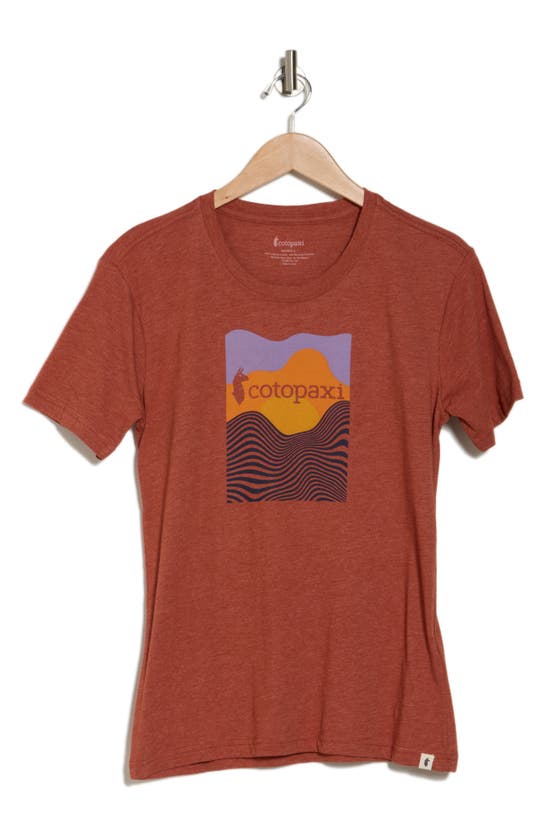 Cotopaxi Vibe Logo Graphic T-shirt In Brown