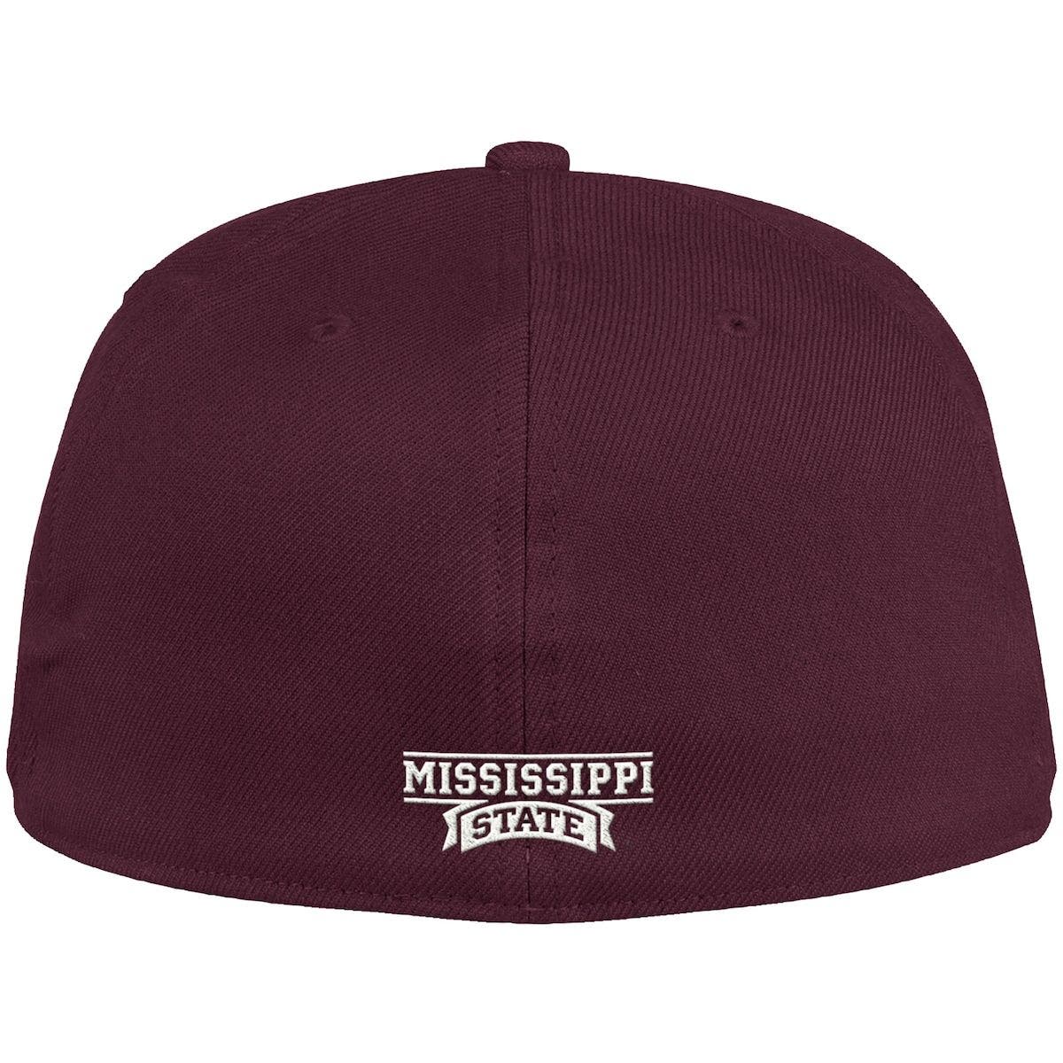 mississippi state black adidas baseball hat