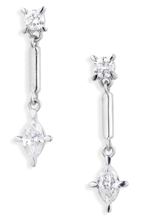 Bony Levy Aviva Diamond Drop Earrings in 18K White Gold at Nordstrom