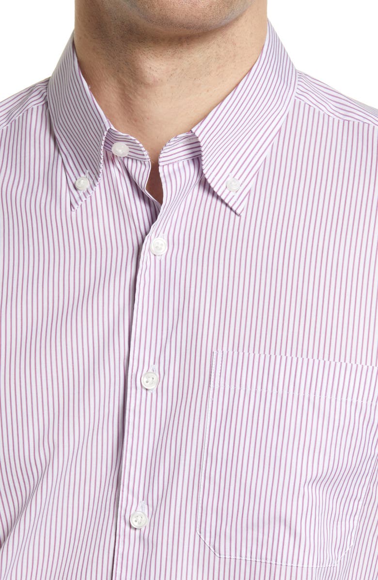 Scott Barber Men's Liquid Cotton Stripe Button-Down Shirt | Nordstrom