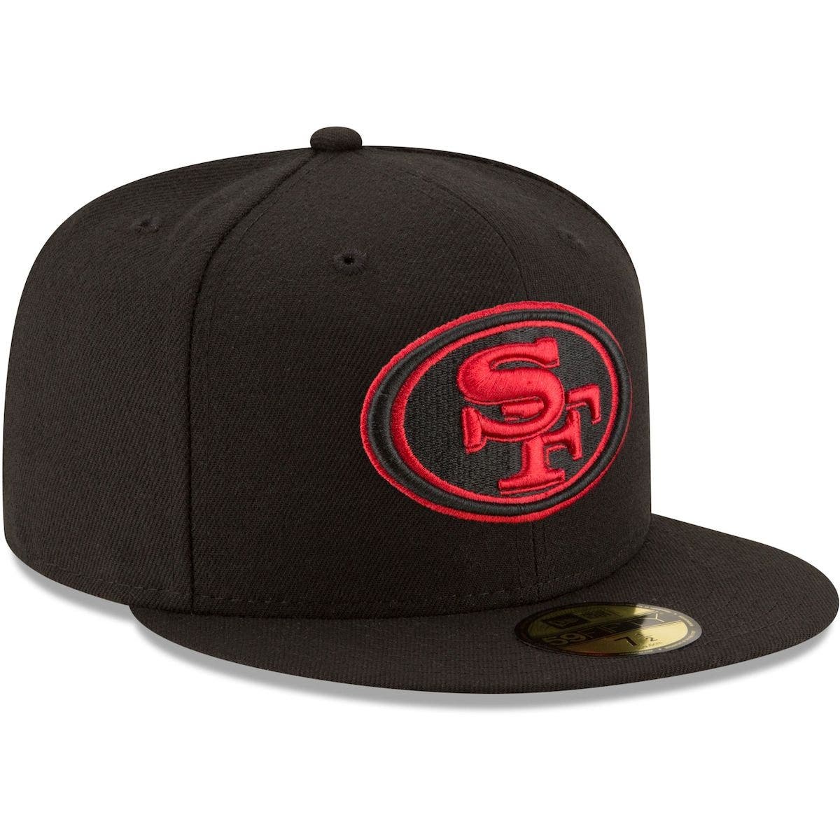 49ers black cap