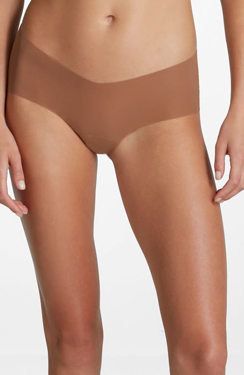 Commando Invisible Rib Tanga In Brown