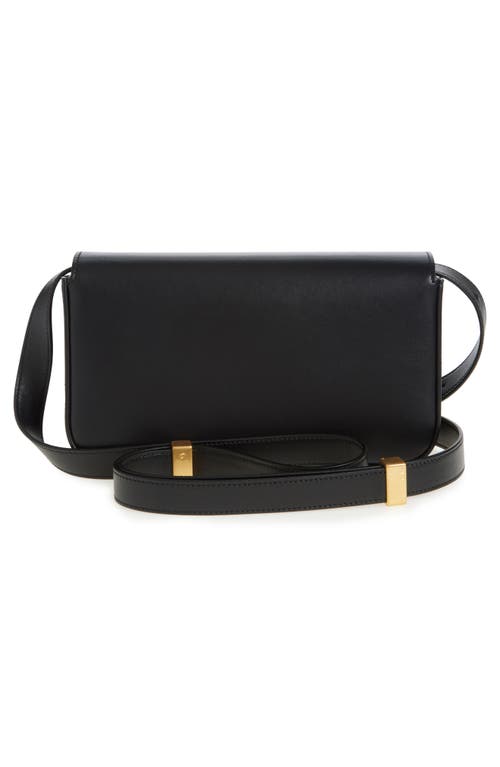 Shop Tod's Micro T-timeless Leather Shoulder Bag In Nero