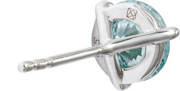 Lightbox 2-Carat Lab Grown Diamond Solitaire Stud Earrings in White/14K White Gold