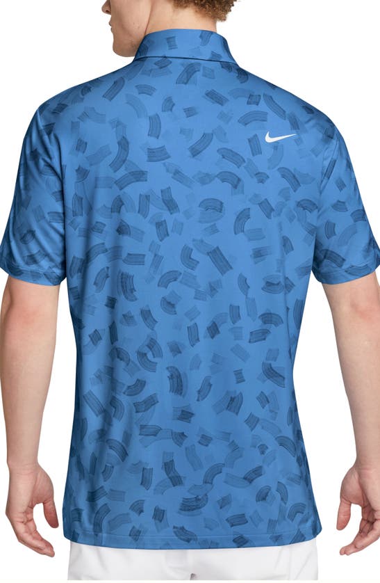 Shop Nike Dri-fit Tour Golf Polo In Star Blue/ White