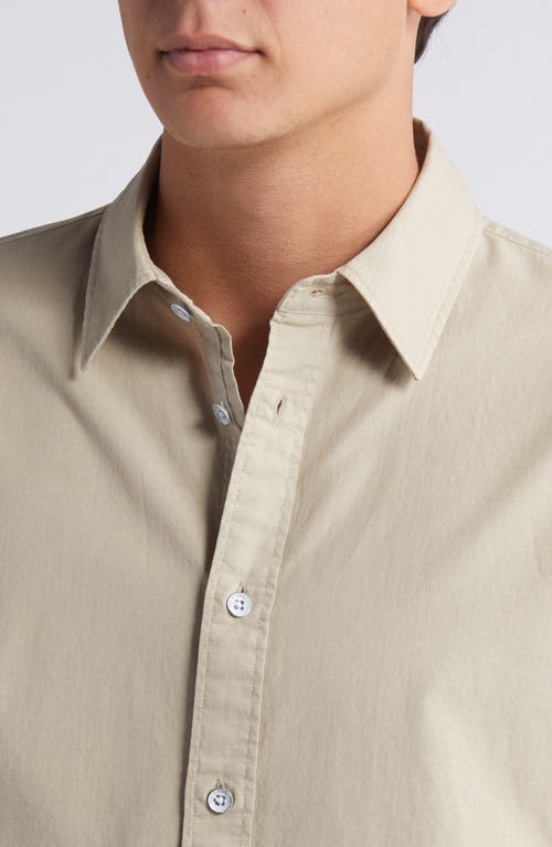 Shop Rag & Bone Finch Ripstop Button-up Shirt In Fossil