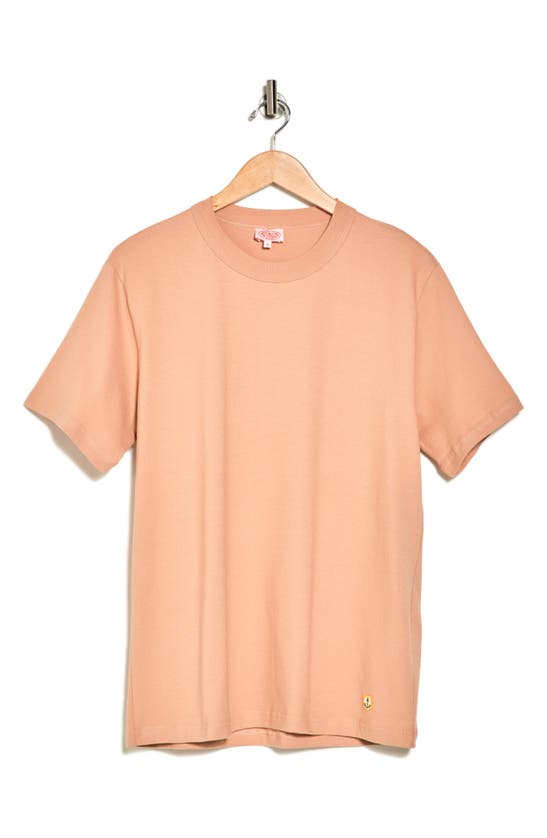 Armor-lux Heritage Cotton T-shirt In Orange