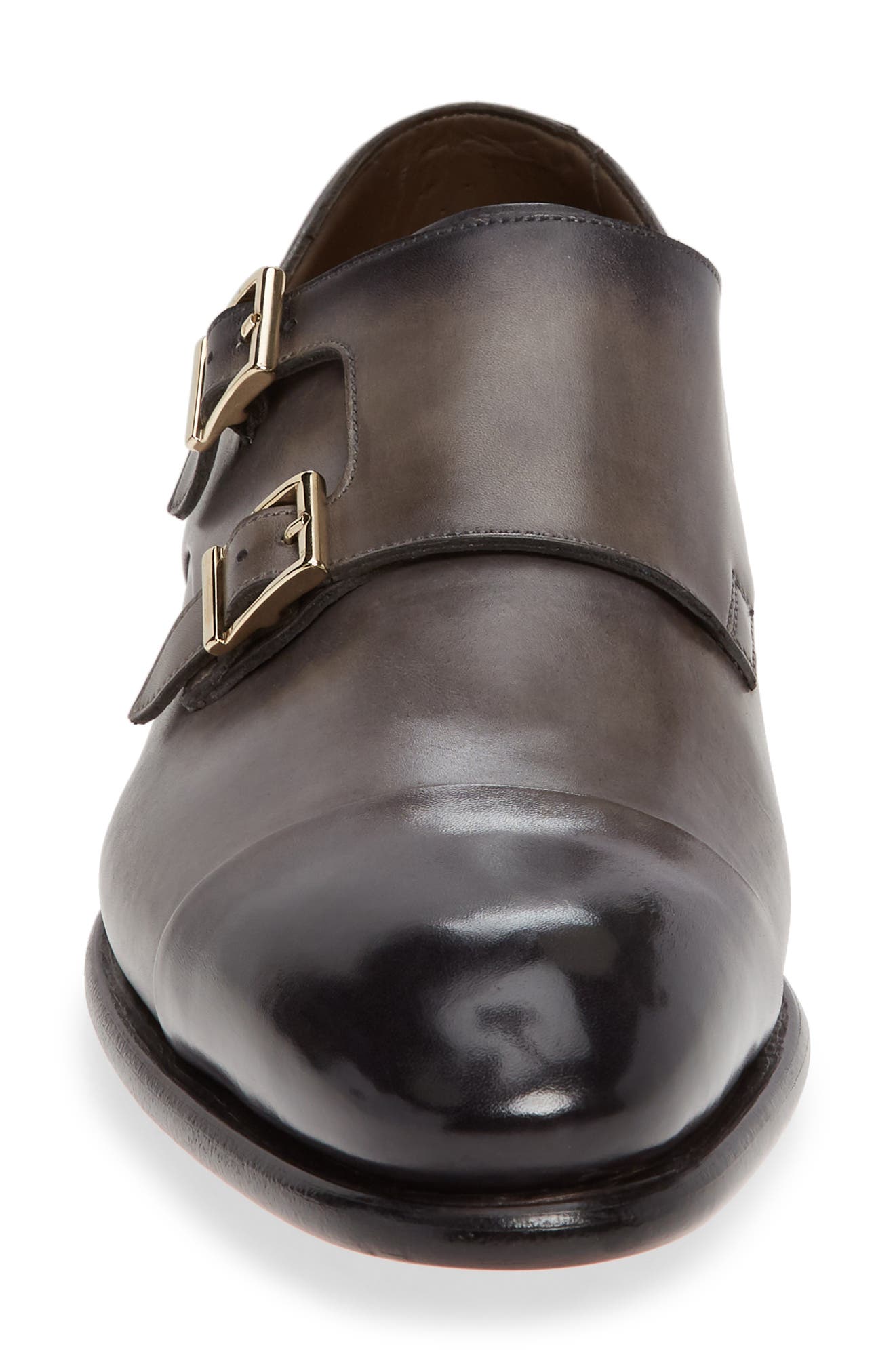 Santoni IRA Double Monk Strap Shoe 