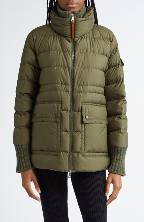 Dark green moncler jacket best sale