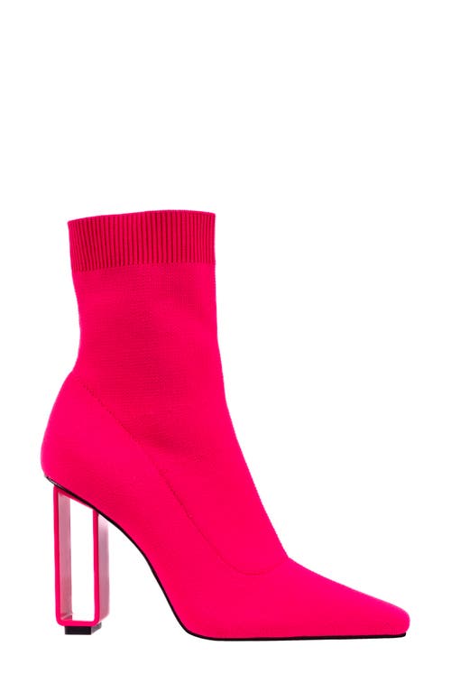 Ninety Union Palace Snip Toe Boot In Fuchsia