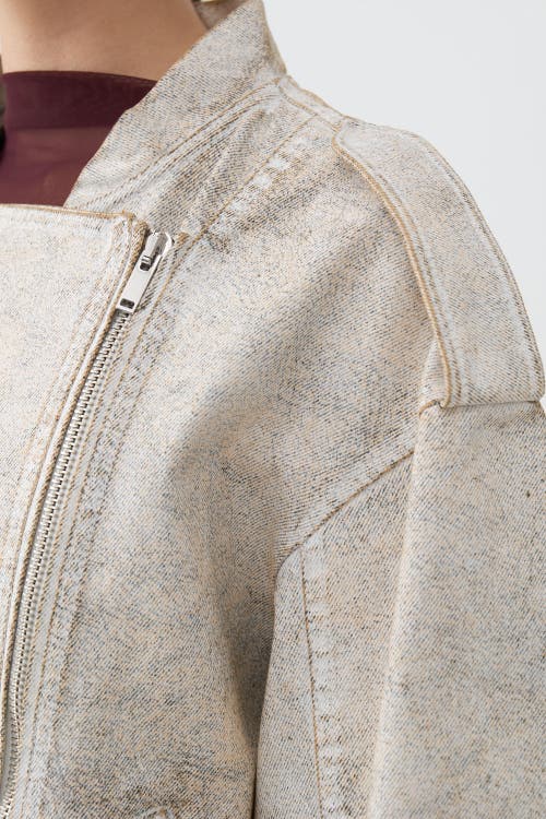 Nocturne Double-breasted Jacket In Stone