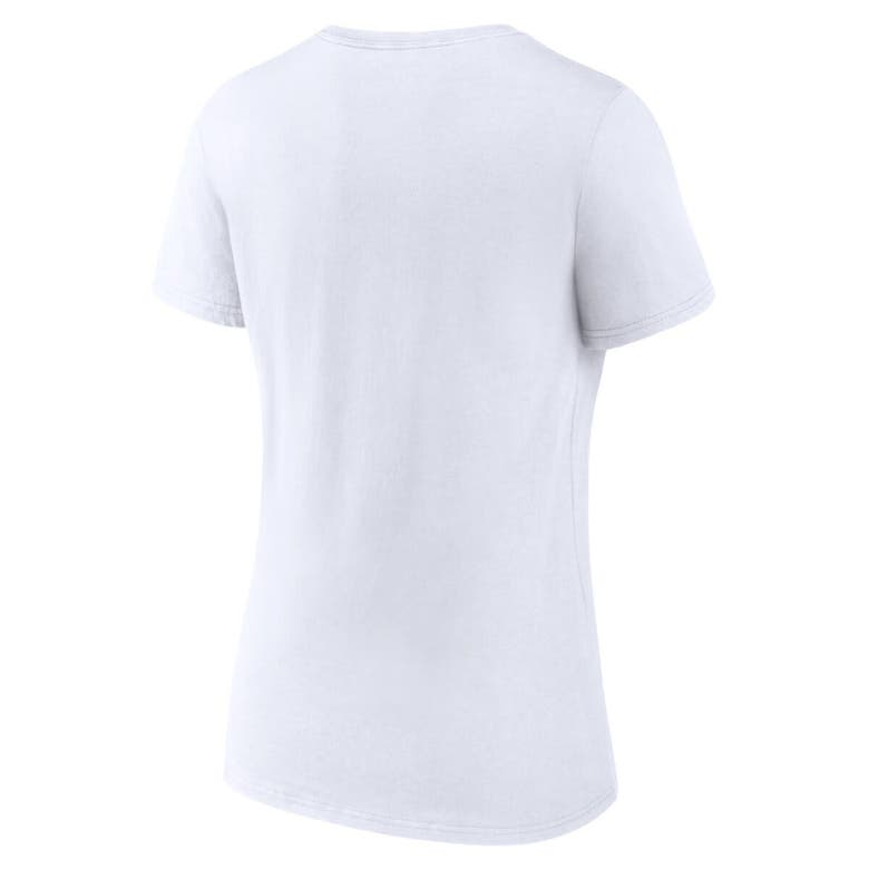 Shop Fanatics Branded White Philadelphia Eagles St. Patrick's Day Lucky V-neck T-shirt