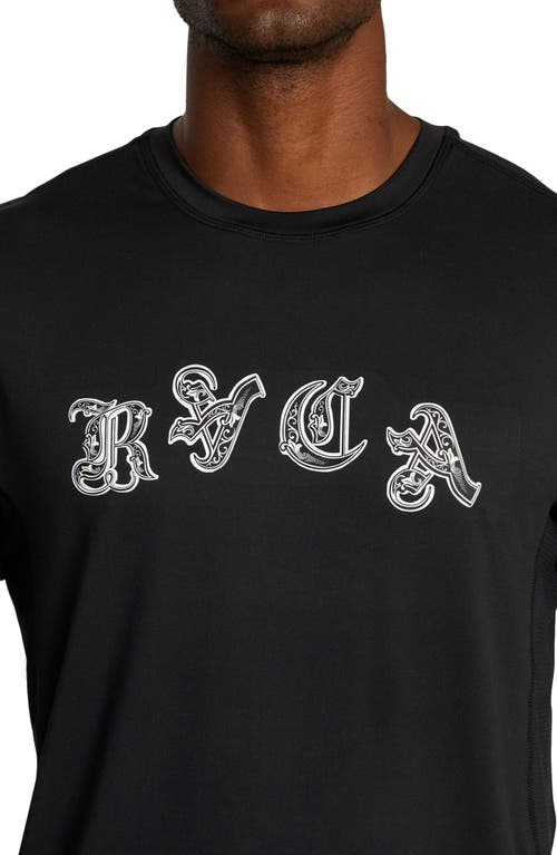 Shop Rvca Benj Vent Logo Graphic T-shirt In Black