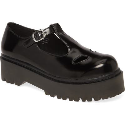 Jeffrey Campbell Manson 2 Platform Flat, Black