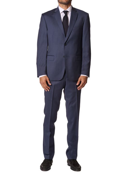 Sartorial Classic Fit Stretch Wool Suit in Navy