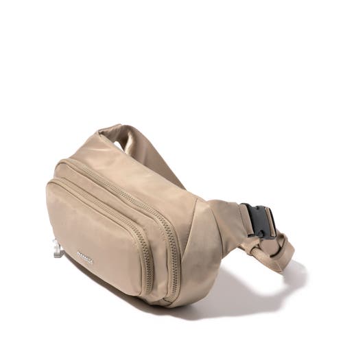 Shop Baggallini On The Go Large Belt Bag Waist Pack In Taupe Twill