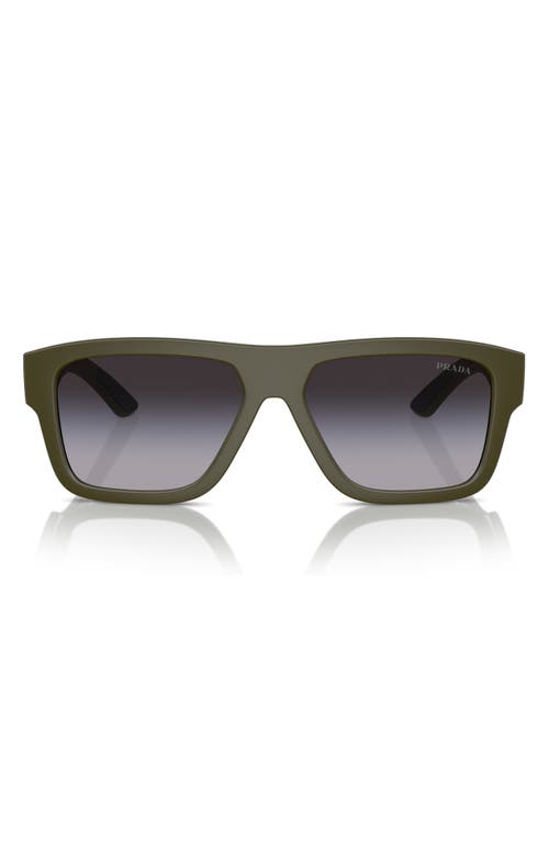 Prada Linea Rossa Man Sunglass Ps 04zs In Grey Gradient