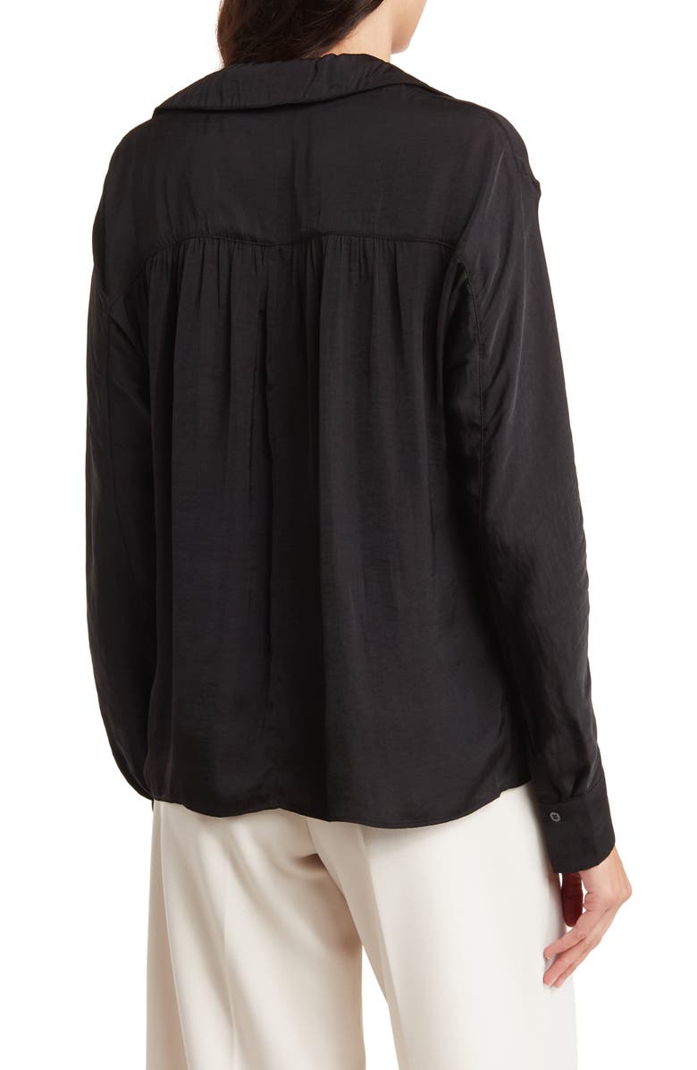 T Tahari Poet Long Sleeve Popover Top | Nordstromrack