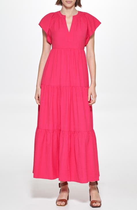 Tiered Gauze Maxi Dress