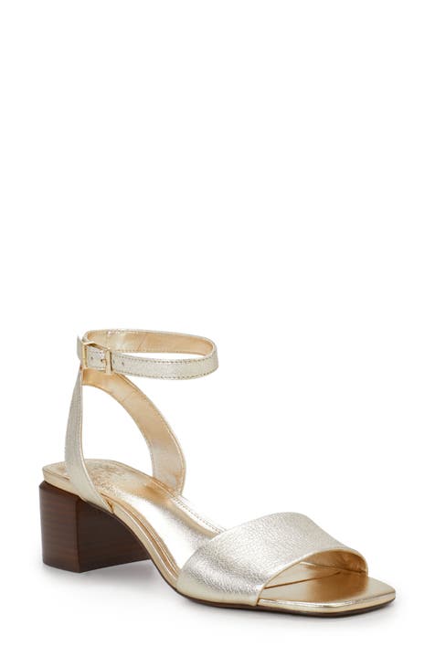 Metallic Ankle Strap Sandals for Women | Nordstrom