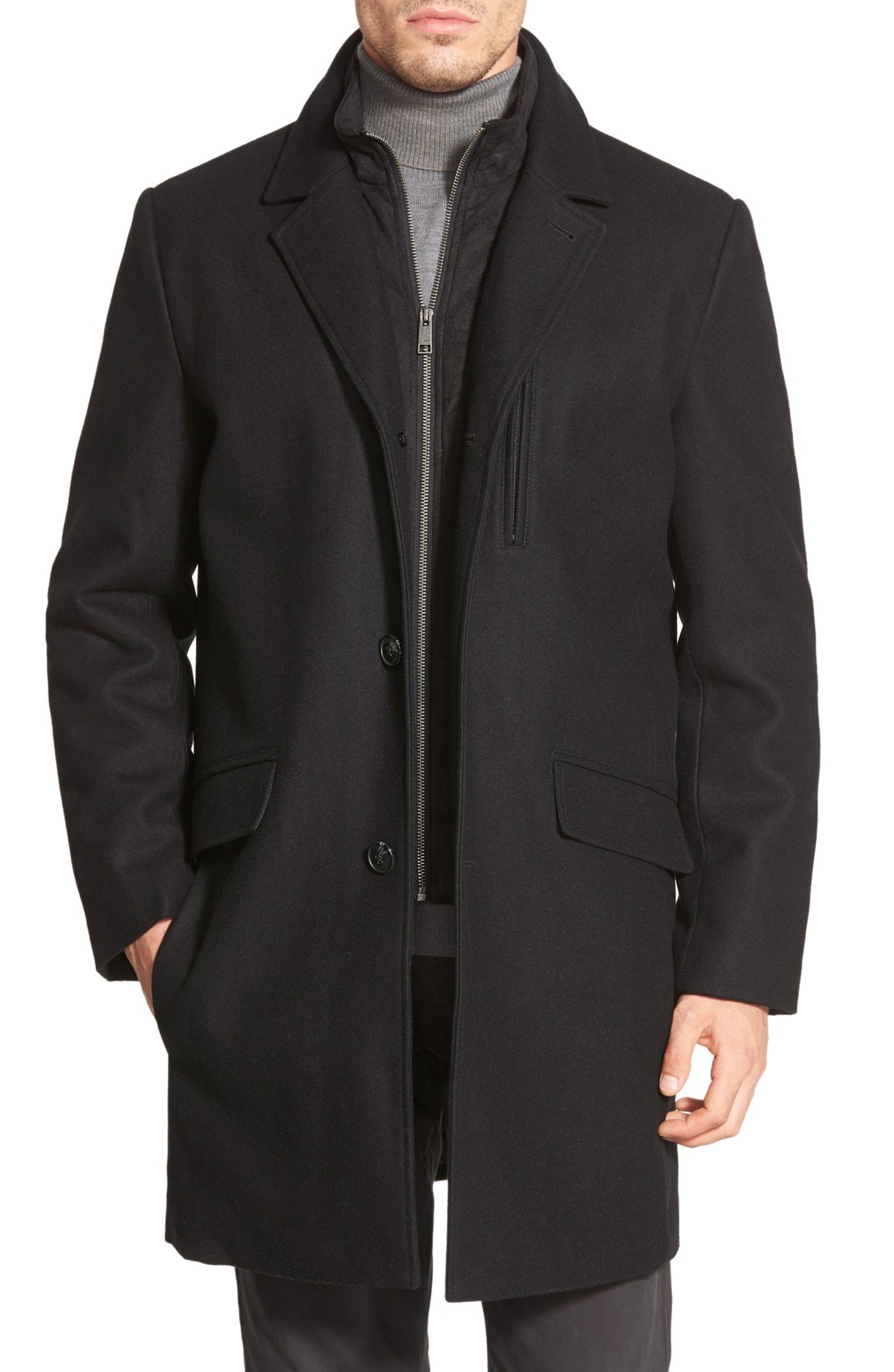 Marc New York by Andrew Marc 'Hunt' Wool Blend Topcoat | Nordstrom