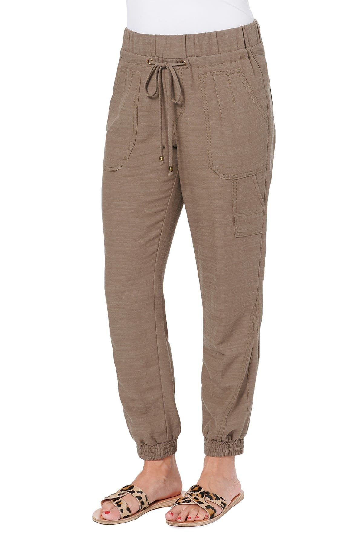 high rise jogger pants
