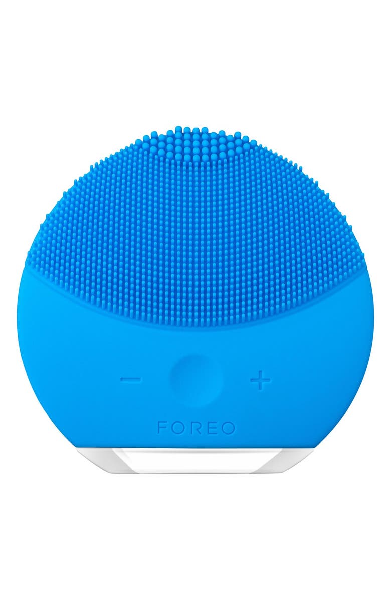FOREO LUNA<sup>™</sup> Mini 2 Compact Facial Cleansing Device, Main, color, AQUAMARINE