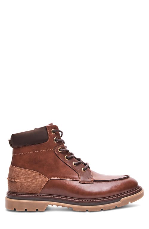 Madden Lennie Lug Sole Boot In Cognac