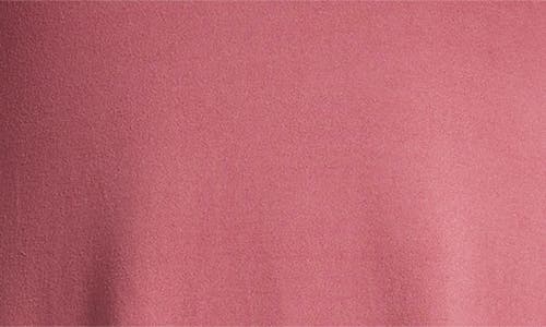 24seven Comfort Apparel A Line Knee Length Elbow Length Sleeves Dress In Rose