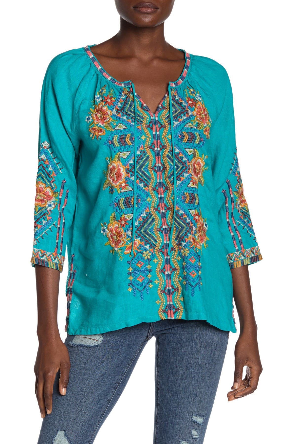 johnny was sentrie peasant blouse