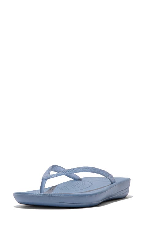 Fitflop Women's Flip-Flop, Silver, 11 : : Clothing, Shoes